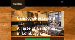 Desktop Screenshot of calistoga.co.uk