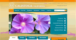 Desktop Screenshot of ci.calistoga.ca.us